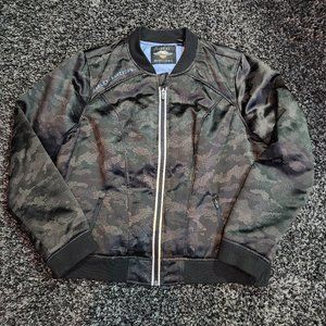 Harley-Davidson Women's Activewear Allover Camo Jacket 96739-19VW size XL